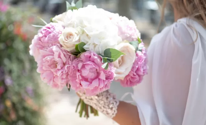 bouquet mariée pivoine 