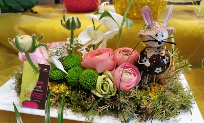 composition pour pâques 