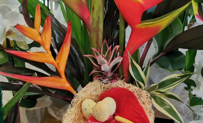 composition exotique pour pâques 