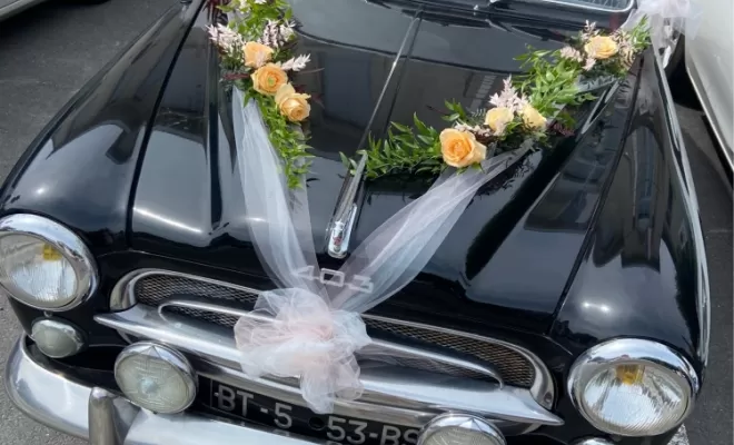 Réalisation d'un Mariage rouge bordeaux et pèche , Audenge, Fleur à Fleur