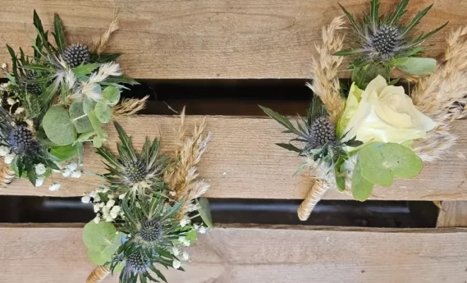 Boutonnières témoins 