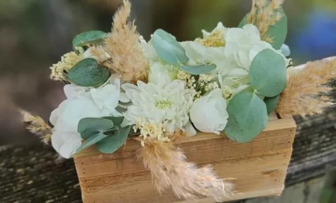 Petit centre de table nature 