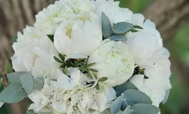 Bouquet de Mariée avec pivoines